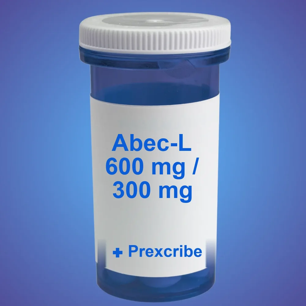 Abec-L 600 mg / 300 mg (1 pack / 30 tabs) — Pack — available online from Prexcrib