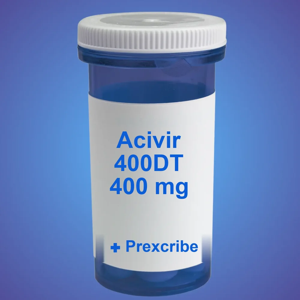 Acivir 400DT 400 mg (1 pack / 10 tabs) — Pack — available online from Prexcrib