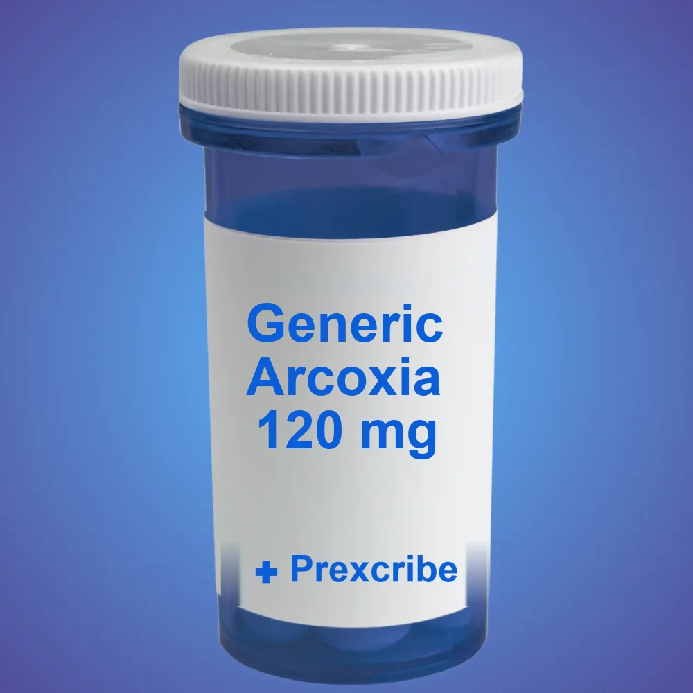 Generic Arcoxia 120 mg — Tablet — available online from Prexcrib