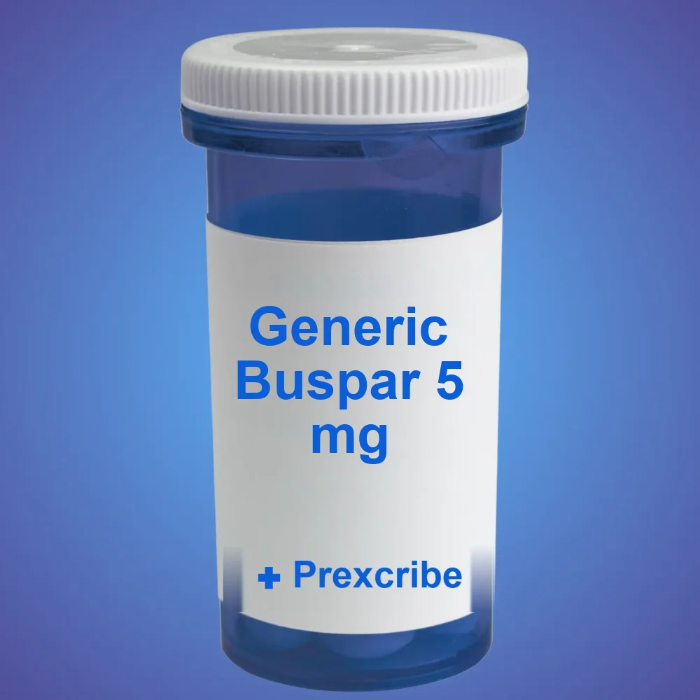 Generic Buspar 5 mg — Tablet — available online from Prexcrib