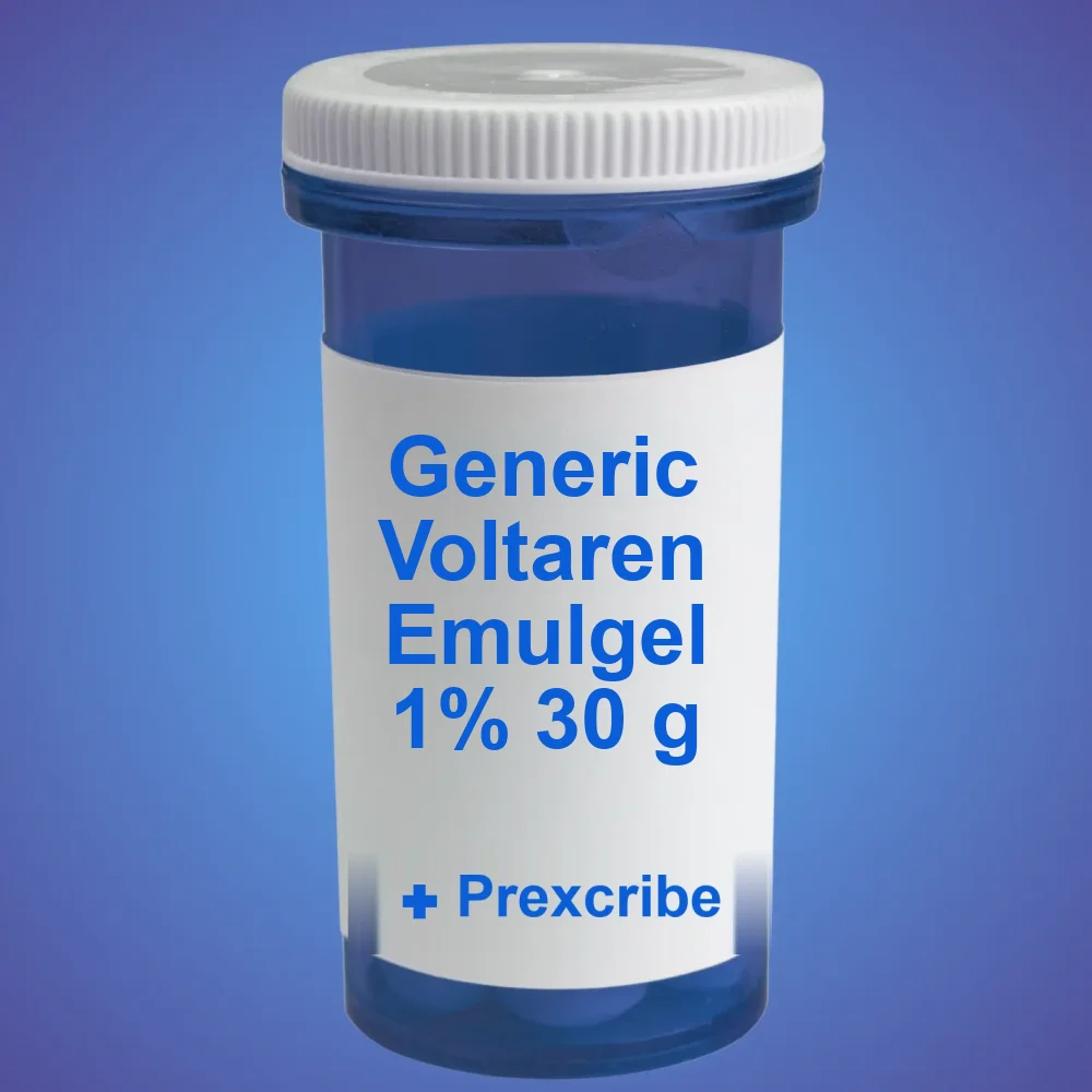 Generic Voltaren Emulgel 1% 30 g — Topical — available online from Prexcrib