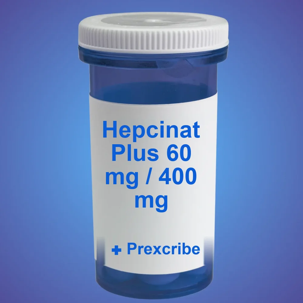 Hepcinat Plus 60 mg / 400 mg (1 pack / 28 tabs) — Pack — available online from Prexcrib