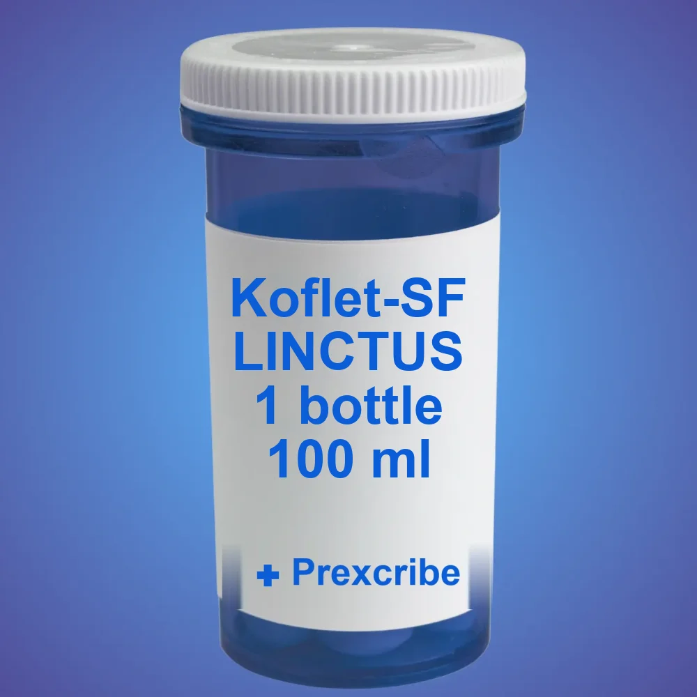 Koflet-SF LINCTUS 1 bottle 100 ml — Liquid — available online from Prexcrib