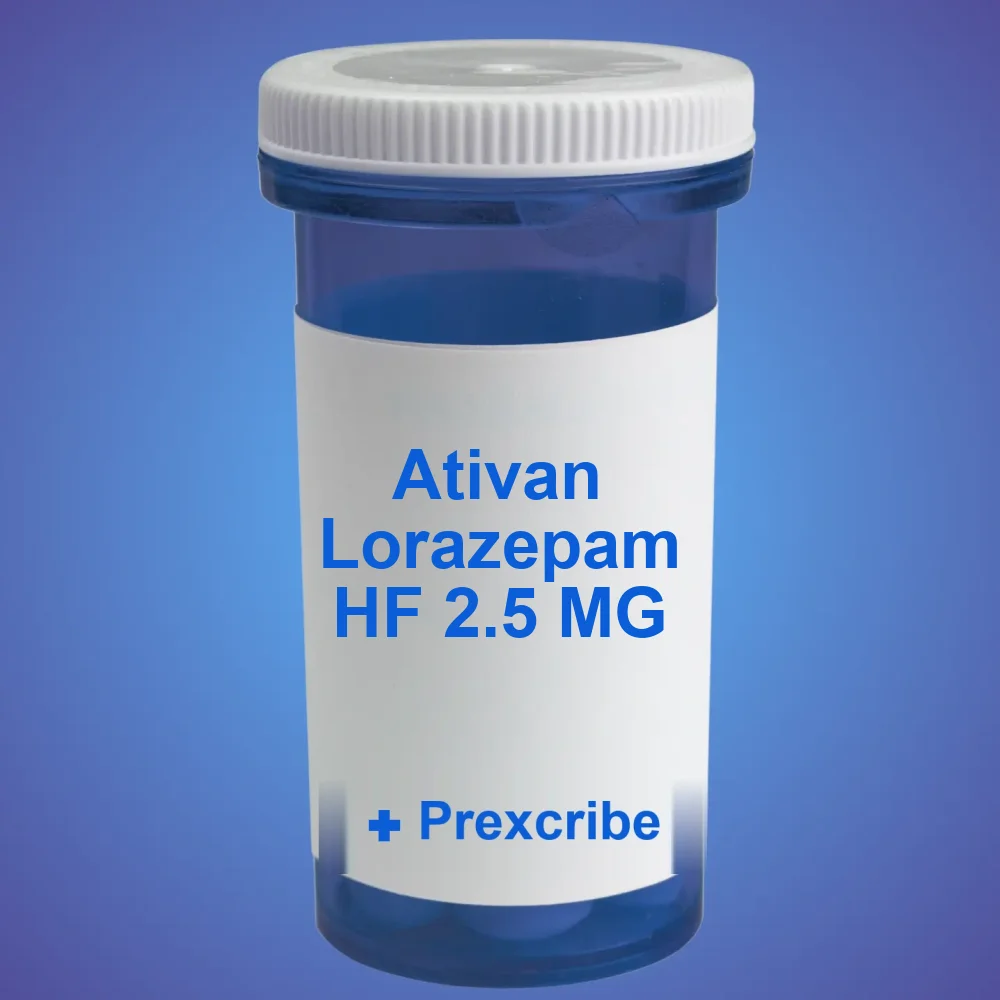 Ativan Lorazepam HF 2.5 MG — available online from Prexcrib