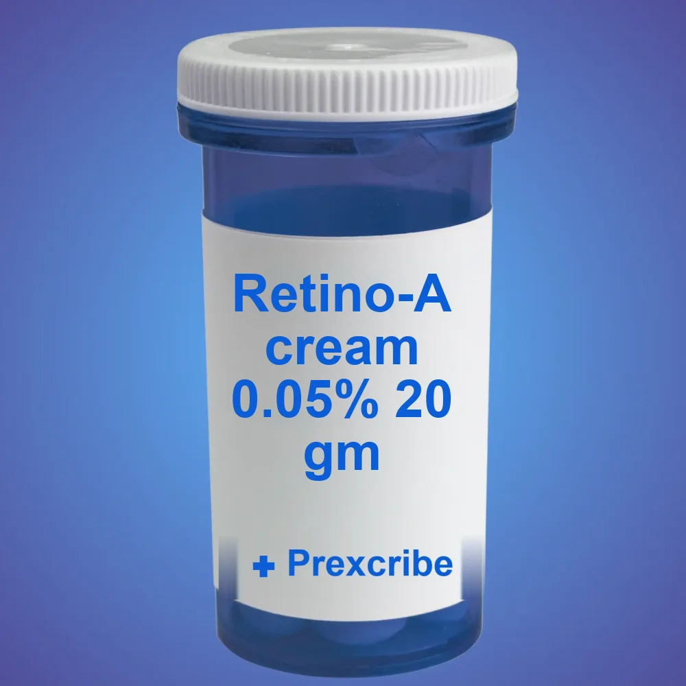 Retino-A cream 0.05% 20 gm — Topical — available online from Prexcrib