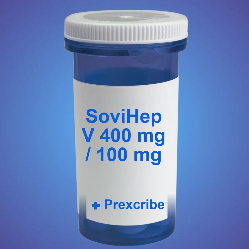 SoviHep V 400 mg / 100 mg (1 pack / 28 tabs) — Pack — available online from Prexcrib