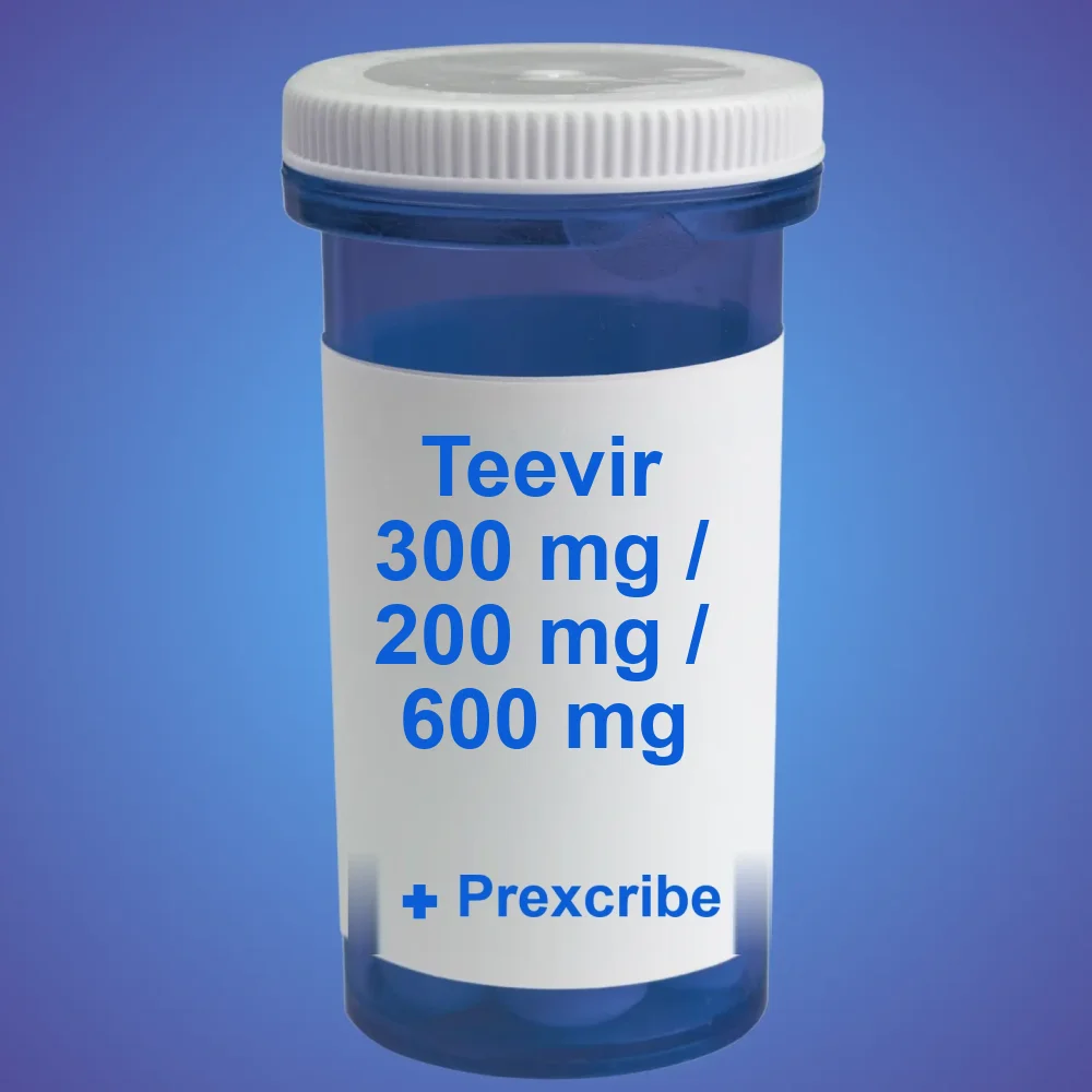 Teevir 300 mg / 200 mg / 600 mg (1 pack / 30 tabs) — Pack — available online from Prexcrib