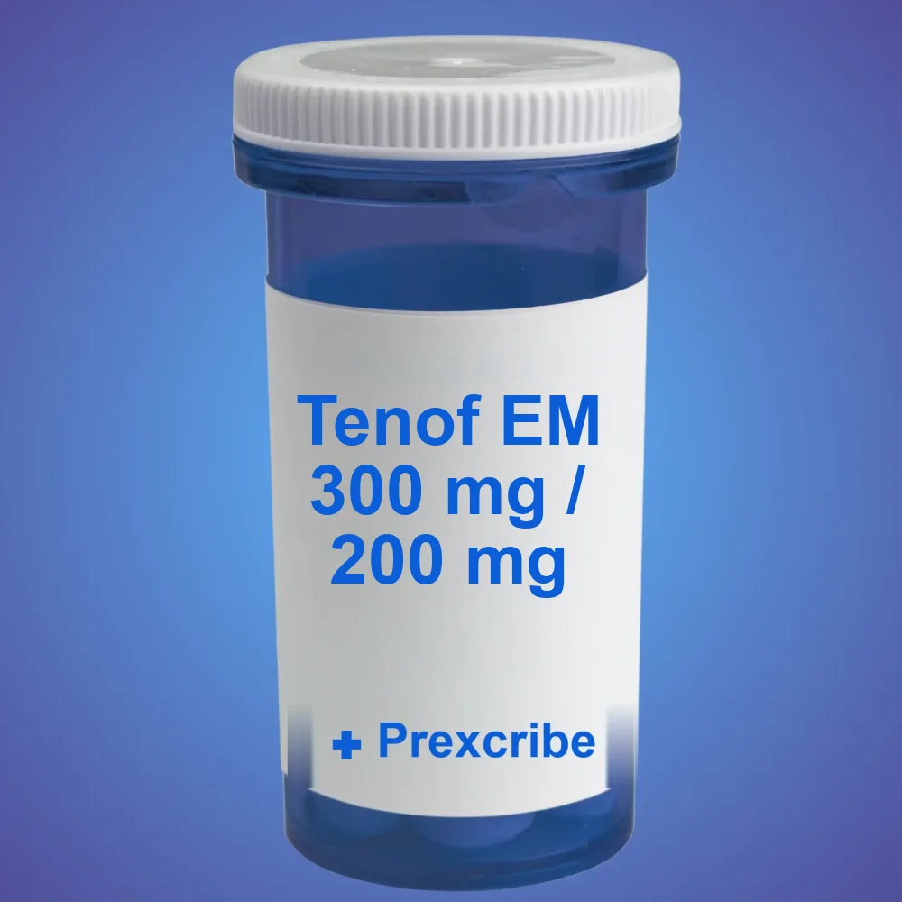 Tenof EM 300 mg / 200 mg (1 pack / 30 tabs) — Pack — available online from Prexcrib