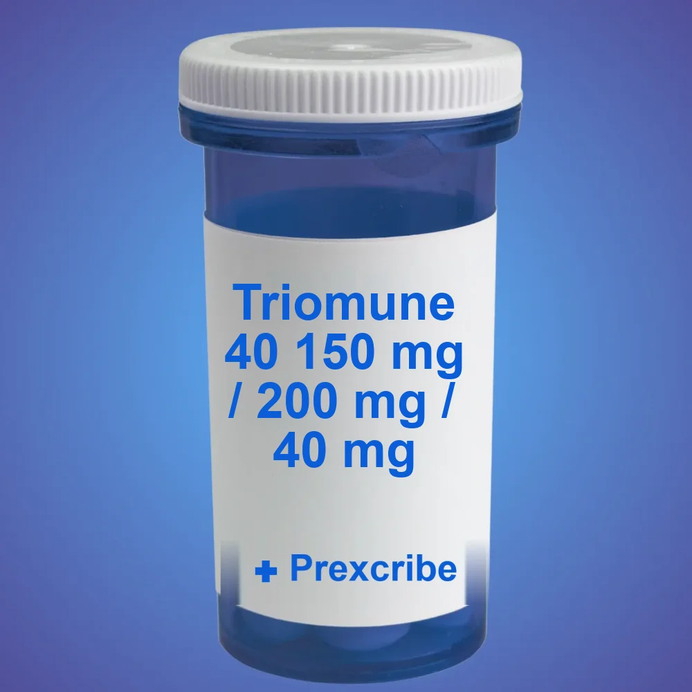 Triomune 40 150 mg / 200 mg / 40 mg (1 pack / 30 tabs) — Pack — available online from Prexcrib