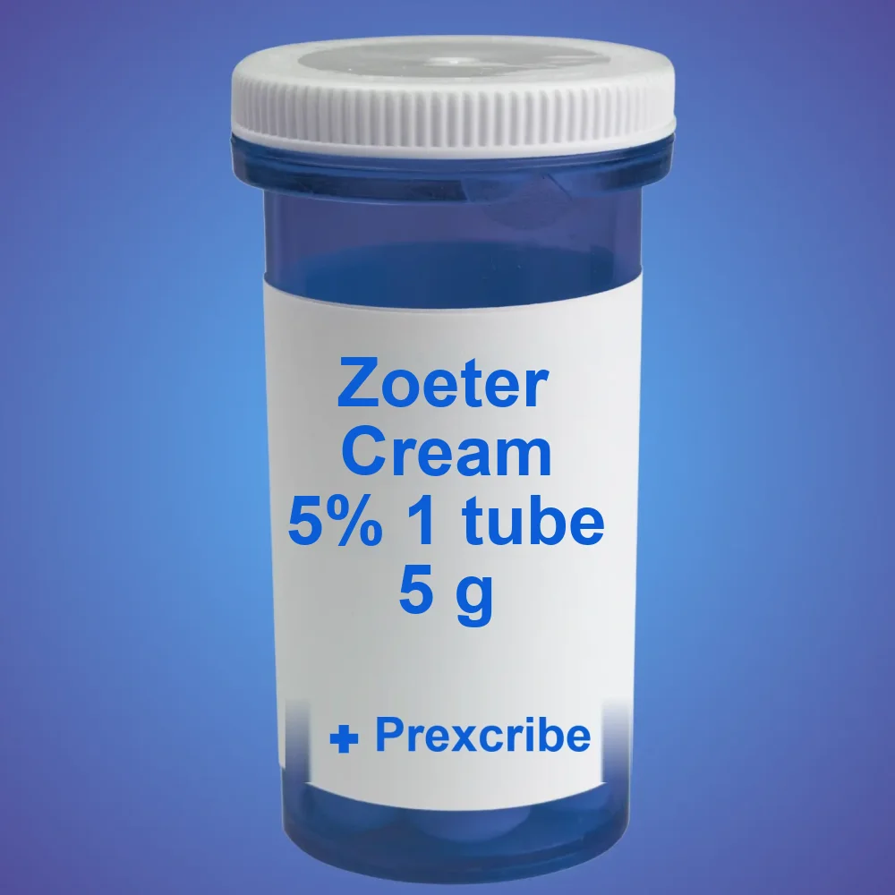 Zoeter Cream 5% 1 tube 5 g — Topical — available online from Prexcrib